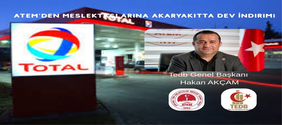 ATEM’den Meslektaşlarına Akaryakıtta Dev İndirim!