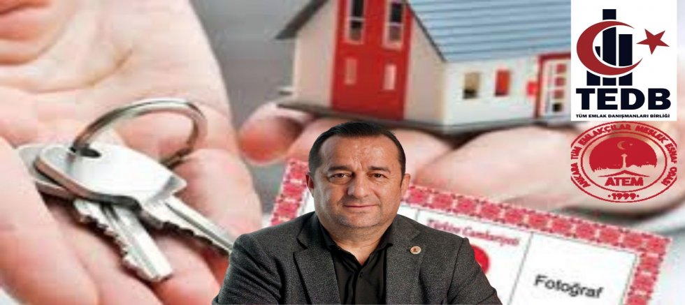 TEDB GENEL BAŞKANI Hakan AKÇAM; Tapu güvenliğinde yeni dönem