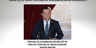 FIRSATÇI EV SAHİPLERİ EMLAK DANIŞMANLARINI ARAMASIN