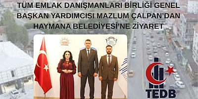 TEDB’DEN HAYMANA BELEDİYESİ’NE ZİYARET
